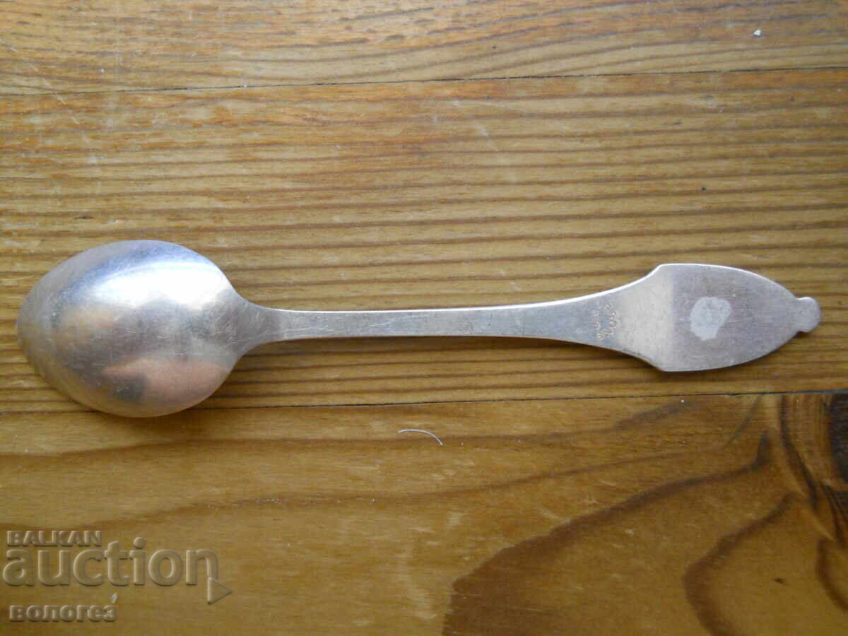 Silver-plated souvenir spoon "Cesons" - Sweden with price 10.00 BGN | € 5.11