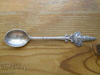 Старинна сребърна сувенирна лъжичка - Холандия