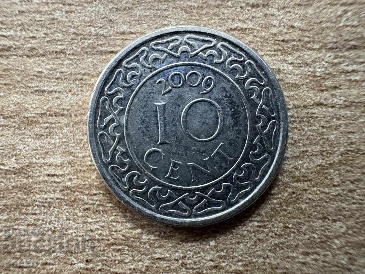 Suriname - 10 Cent (2009) Suriname - 10 Cent (2009)