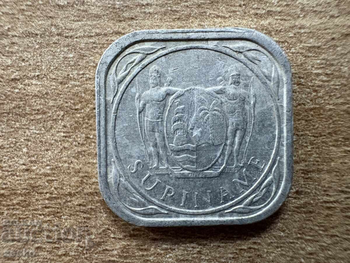 Suriname - 5 Cents (1985) with price 2.70 BGN | € 1.38