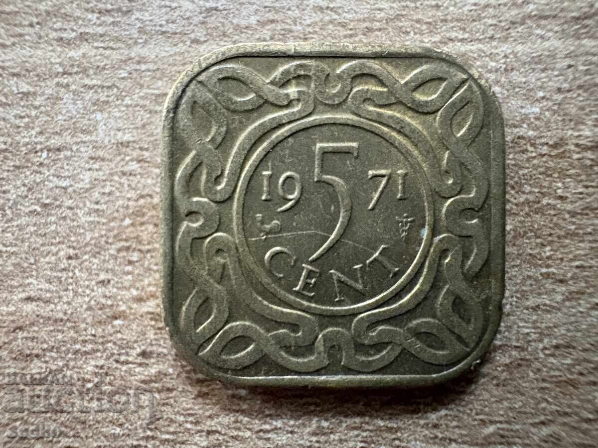 Σουρινάμ - 5 σεντς (1971)