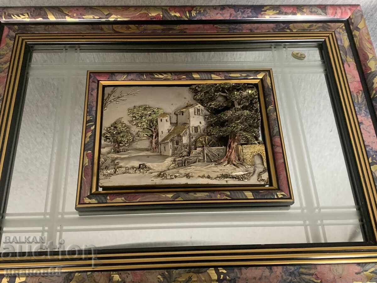 Framed mirror picture, bas-relief, made in Italy 4 with price 120.00 BGN | € 61.36 Framed mirror picture, bas-relief, made in Italy 4 with price 120.00 BGN | € 61.36