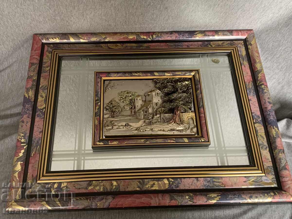 Delivery of Framed mirror picture, bas-relief, made in Italy 4 Delivery of Framed mirror picture, bas-relief, made in Italy 4