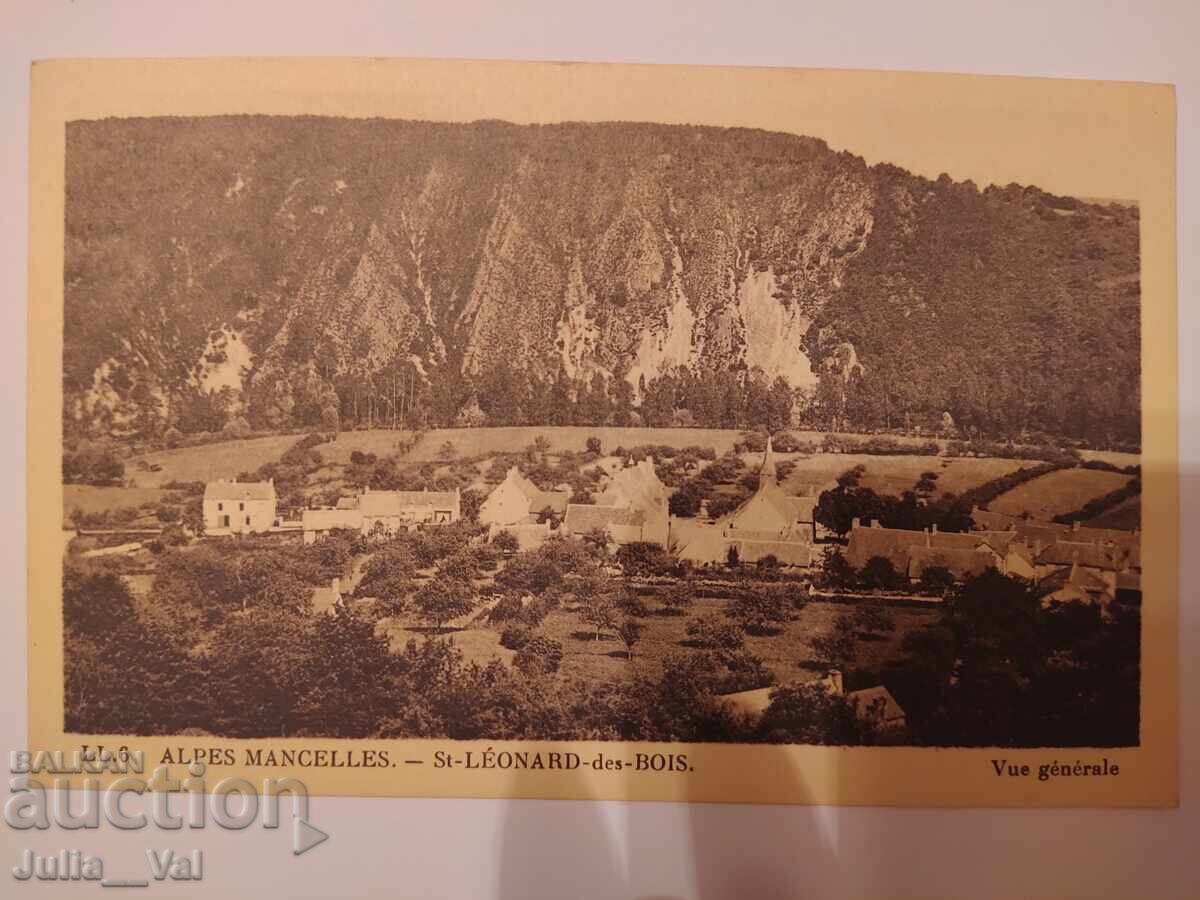 Много стара картичка - общ изглед - Франция Много стара картичка - общ изглед - Франция