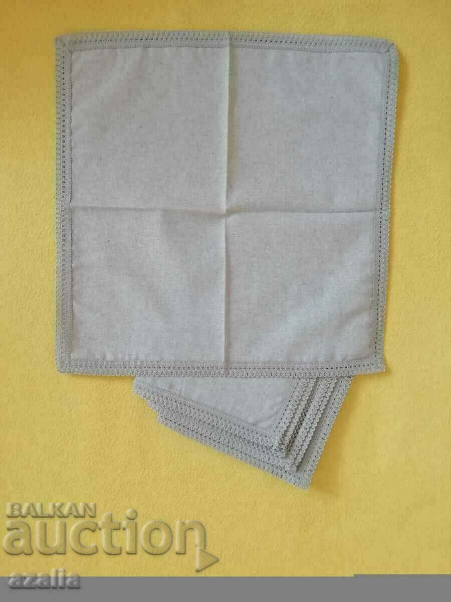 Light gray linen tablecloth + 4 napkins with price 37.00 BGN | € 18.92 Light gray linen tablecloth + 4 napkins with price 37.00 BGN | € 18.92