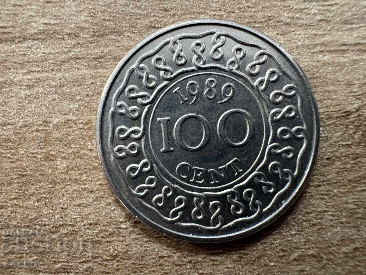 Σουρινάμ - 100 σεντ (1989)