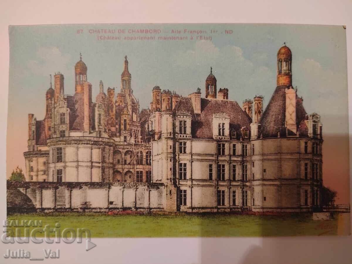 Πολύ παλιά καρτ ποστάλ - το κάστρο του Σαμπόρ - Γαλλία Πολύ παλιά καρτ ποστάλ - το κάστρο του Σαμπόρ - Γαλλία