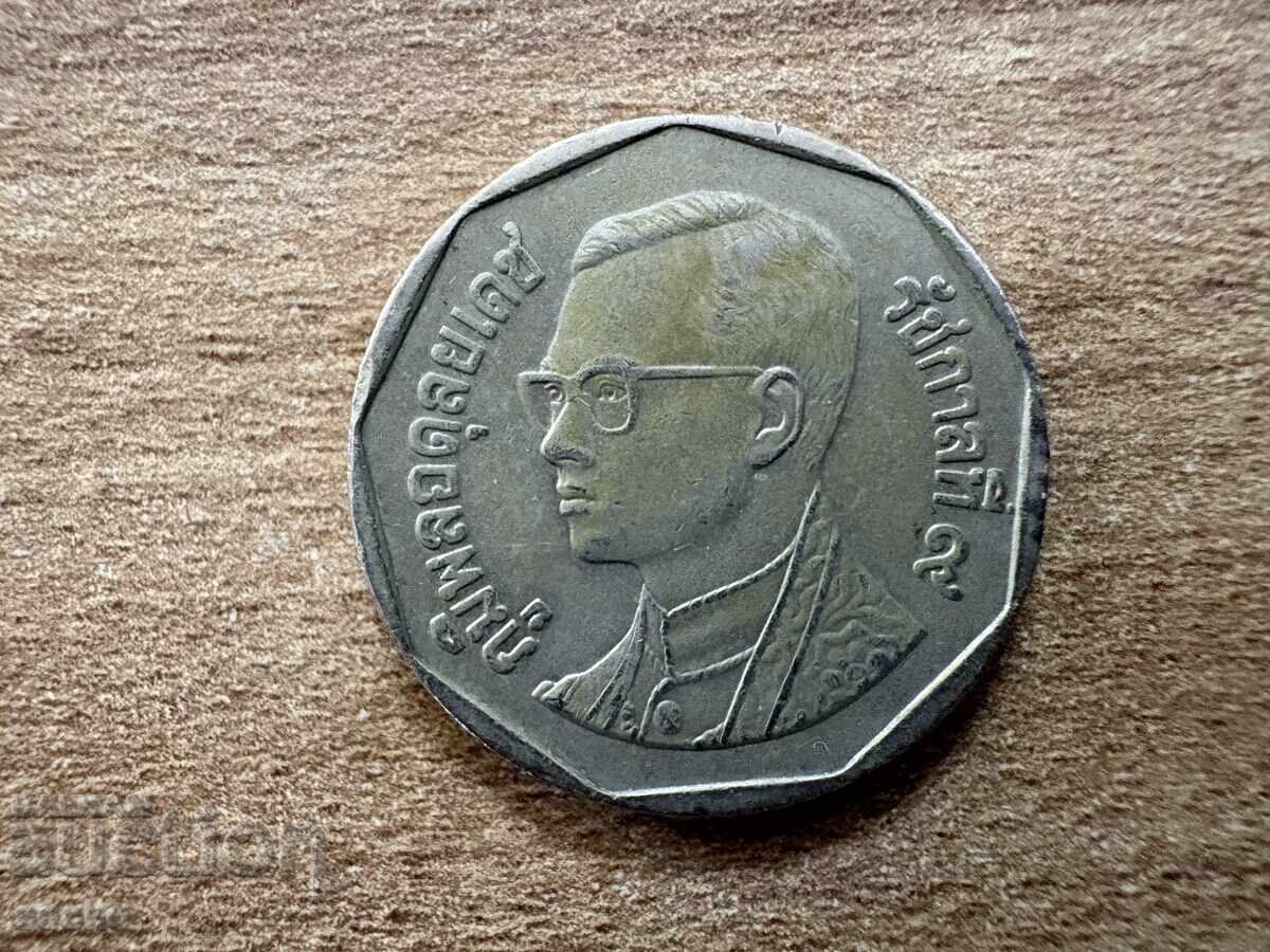 Thailand - 5 baht (2000) with price 0.52 BGN | € 0.27 Thailand - 5 baht (2000) with price 0.52 BGN | € 0.27