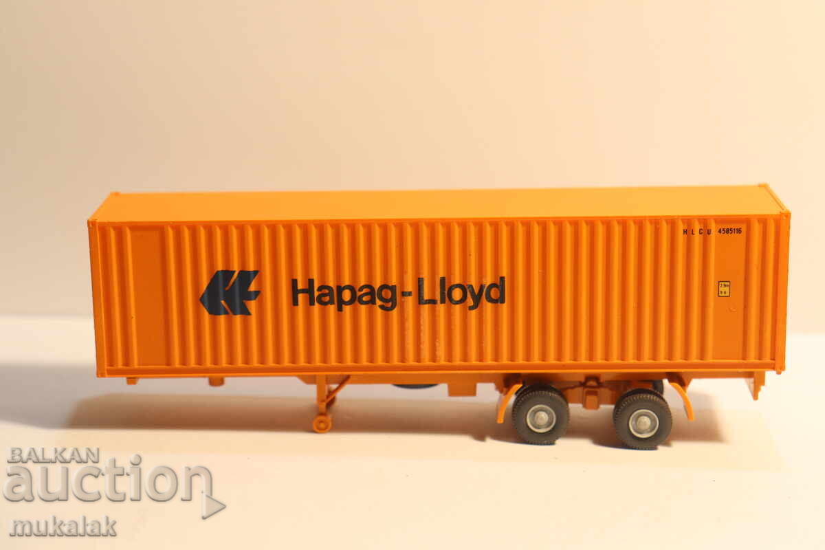 Wiking H0 1/87 Remake Container Van Truck Model Wiking H0 1/87 Remake Container Van Truck Model