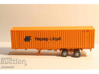 WIKING  H0 1/87  РЕМАРКЕ КОНТЕЙНЕР ФУРГОН  КАМИОН  МОДЕЛ