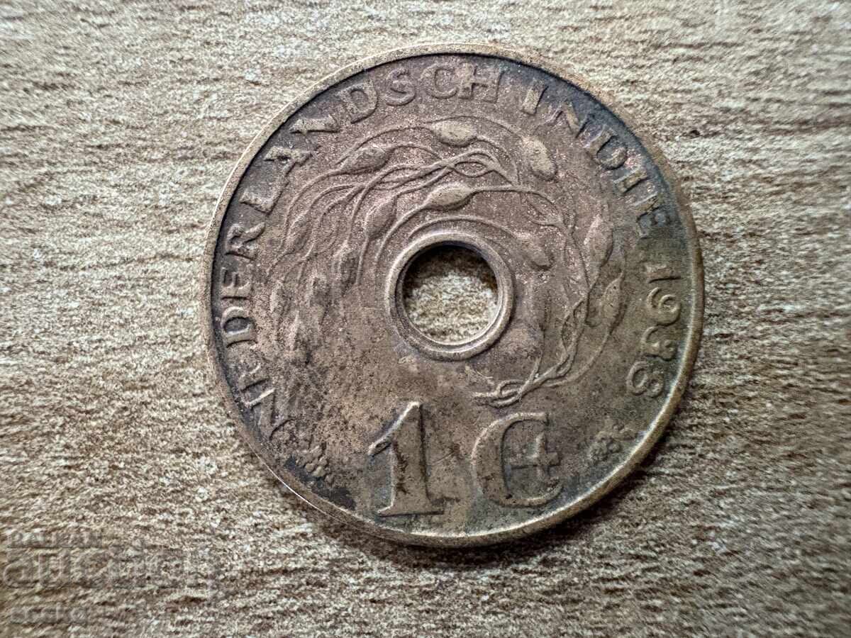 Ολλανδική Ανατολική Ινδία - 1 σεντ (1938)