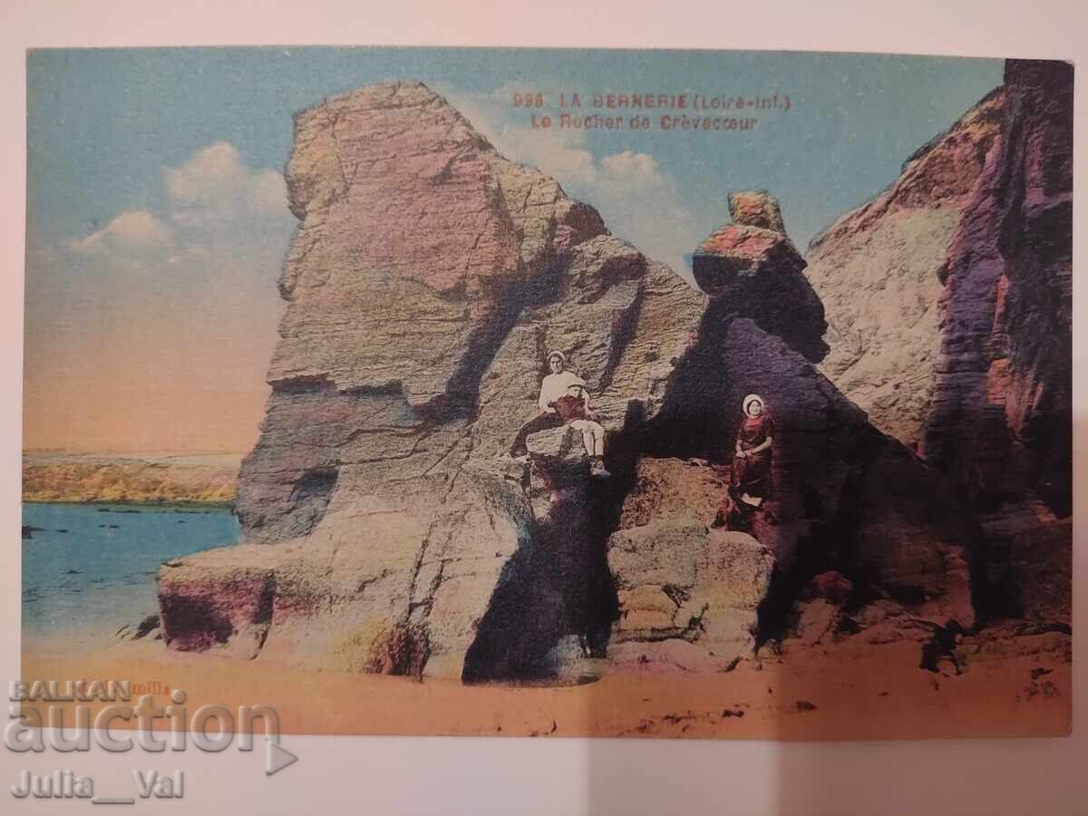 Много стара картичка - Скала "Измамата"- Франция