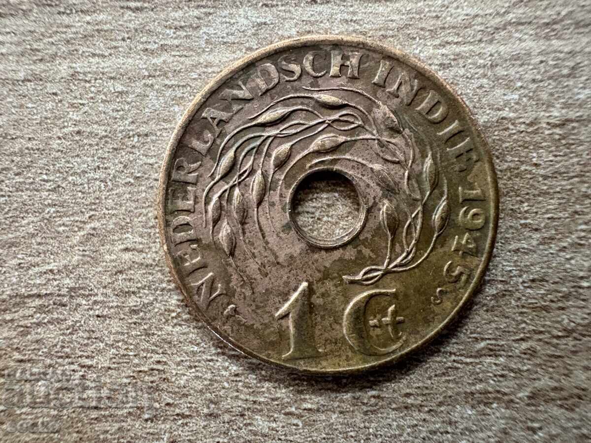 Netherlands East Indies - 1 Cent (1945) - S - San Francisco Netherlands East Indies - 1 Cent (1945) - S - San Francisco