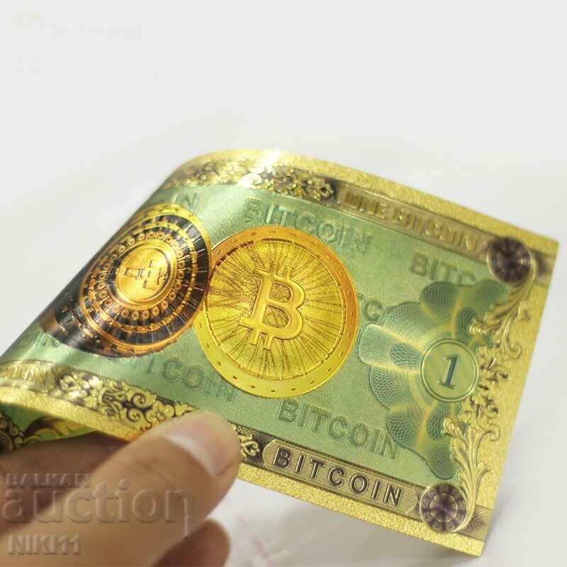 Banknote Bitcoin / Bitcoin, Crypto Banknote Bitcoin / Bitcoin, Crypto