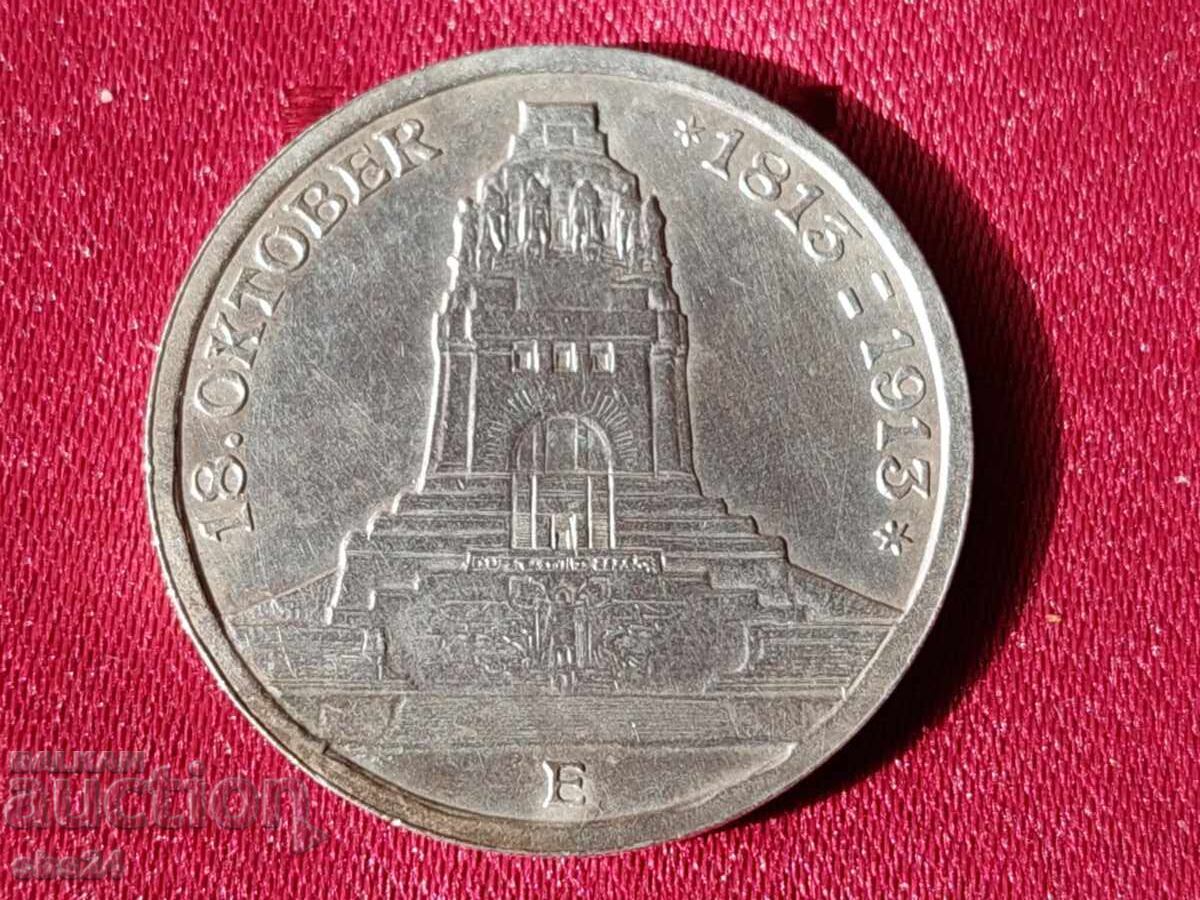 Germania, Saxonia 3 mărci 1913 g