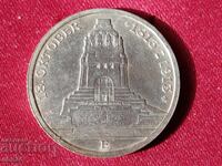 Германия, Саксония 3 марки 1913 г.