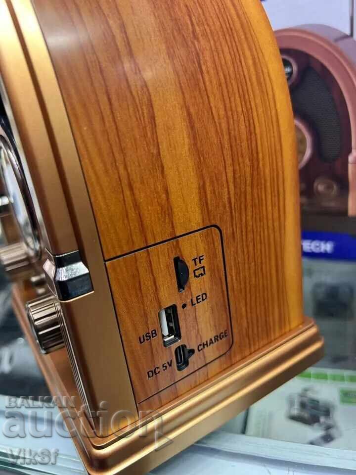Radio vintage cu trei unde AM/FM/SM cu BT, USB/ TF-NNS 7061BT cu preț 35.50 BGN | € 18.15