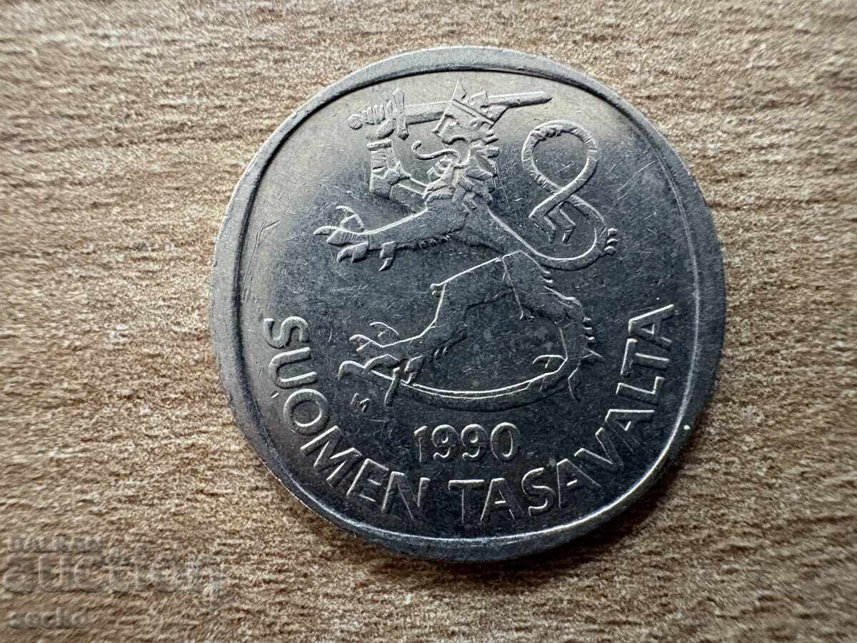 Φινλανδία - 1 μάρκο (1990) με τιμή 0.40 BGN | € 0.20