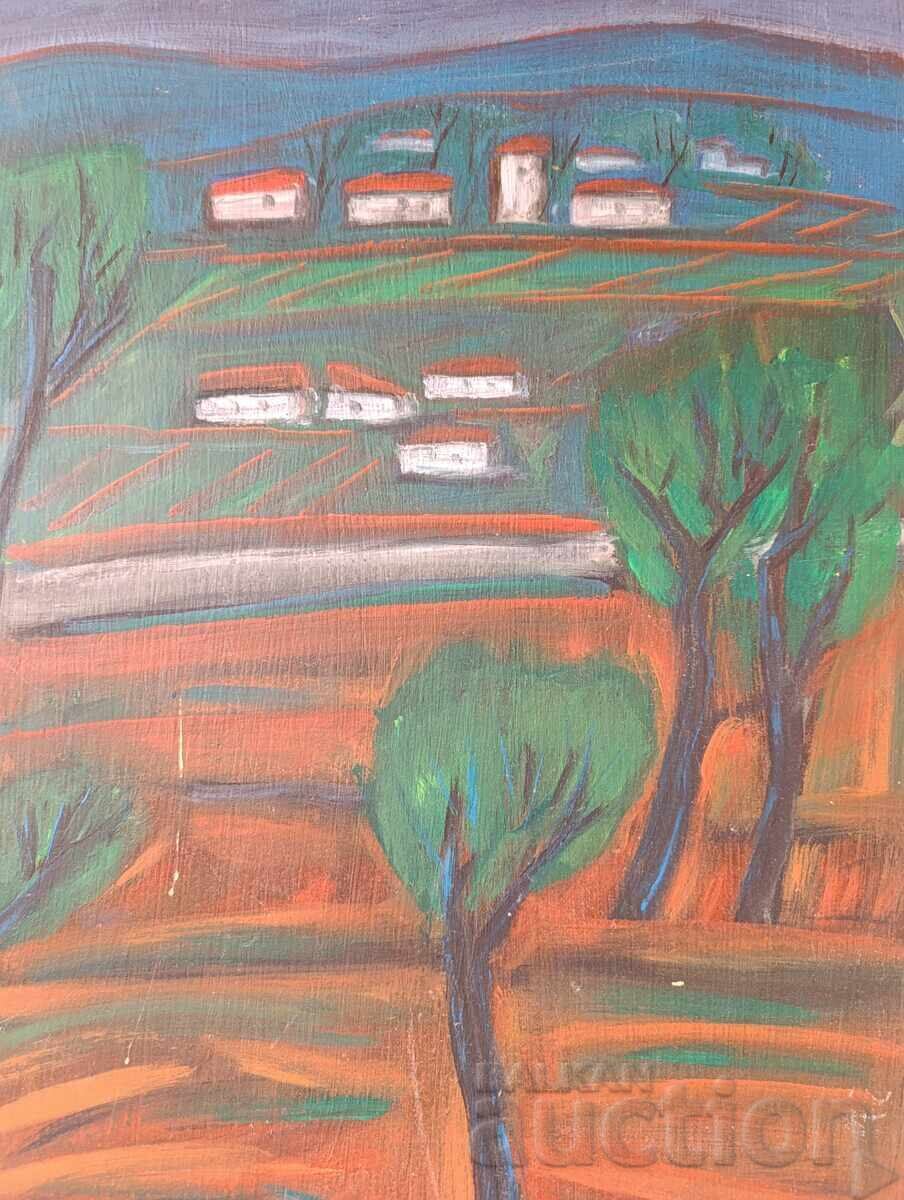 Auction Painting by Petar Domuschiev Auction Painting by Petar Domuschiev