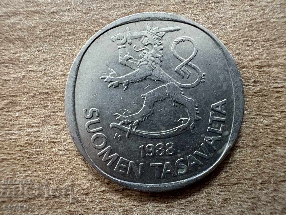 Финландия - 1 марка (1988) с цена 0.70 лв. | € 0.36 Финландия - 1 марка (1988) с цена 0.70 лв. | € 0.36