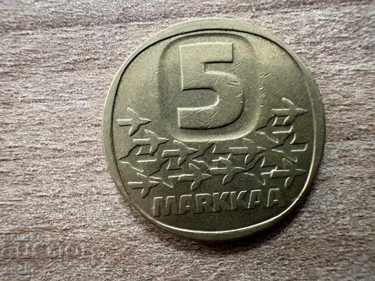 Φινλανδία - 5 μάρκα (1984)