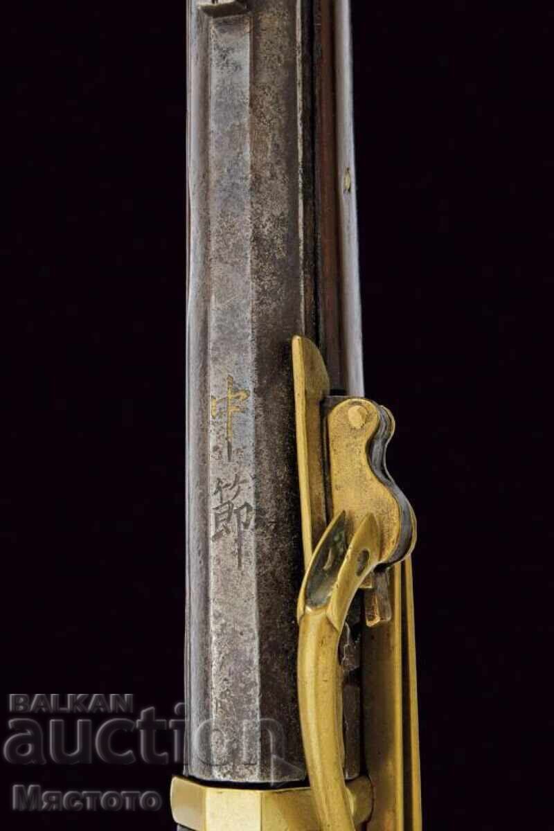 Old wick rifle 19th century. Japan - 5