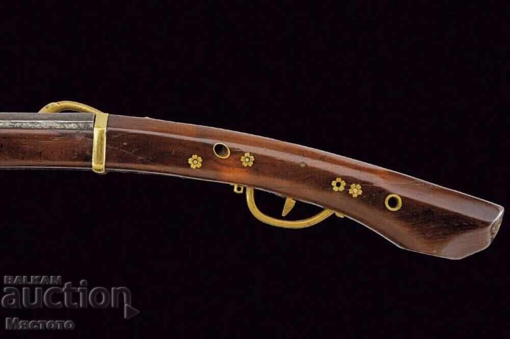 Old wick rifle 19th century. Japan - 6