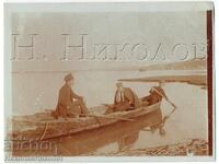 1914 ΠΑΛΙΑ ΦΩΤΟΓΡΑΦΙΑ ΣΒΙΣΤΟΒ ΓΥΜΝΑΣΙΩΝ ΜΕ ΒΑΡΚΑ ΣΤΟΝ ΔΟΥΝΑΒΗ Ε583