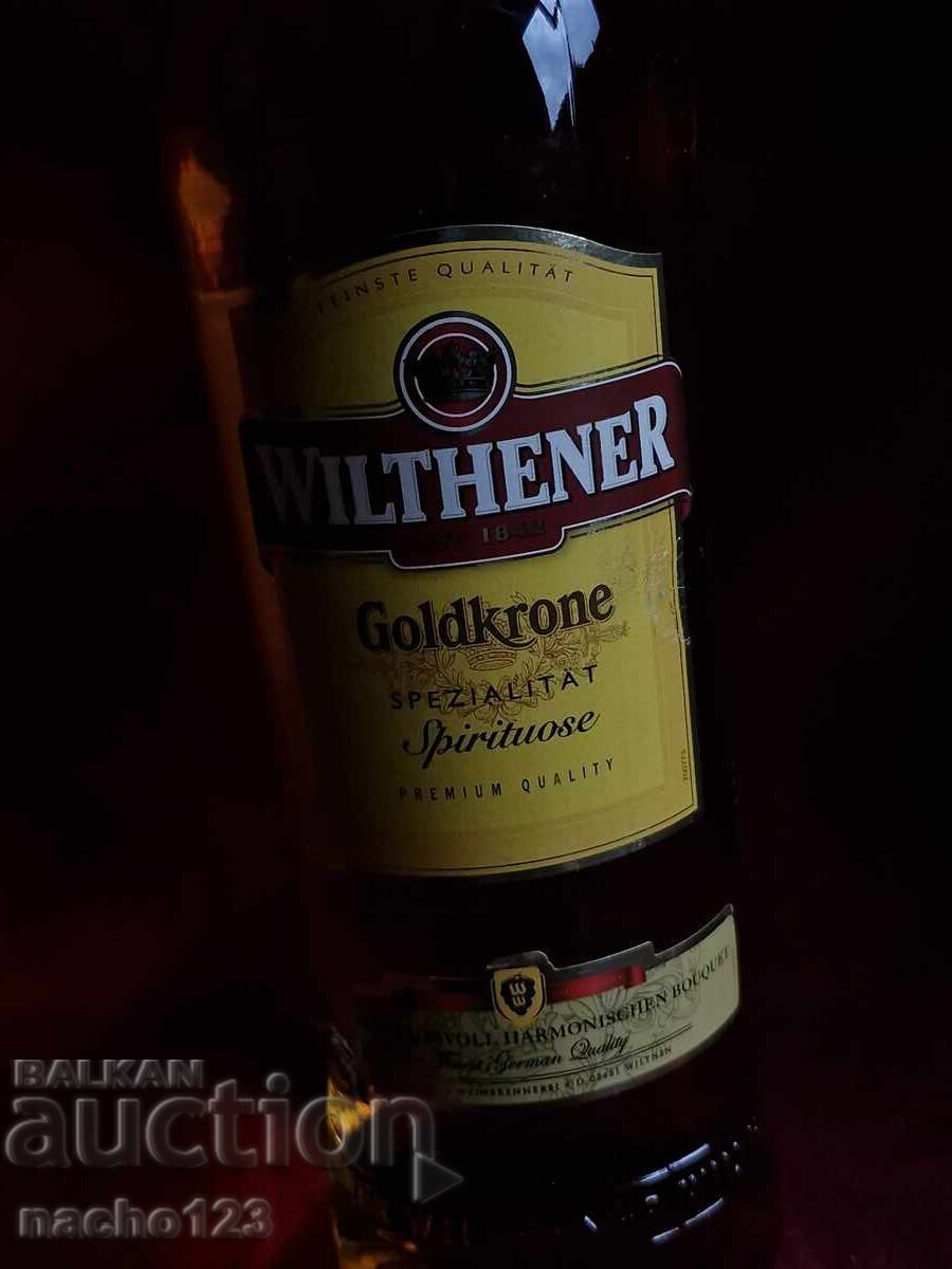 Bottle of branded German liqueur with price 30.00 BGN | € 15.34