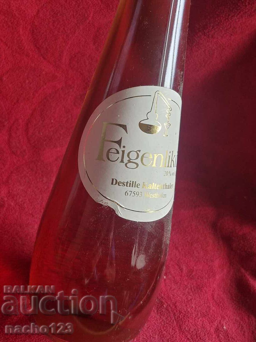 Auction Bottle of branded German liqueur Auction Bottle of branded German liqueur