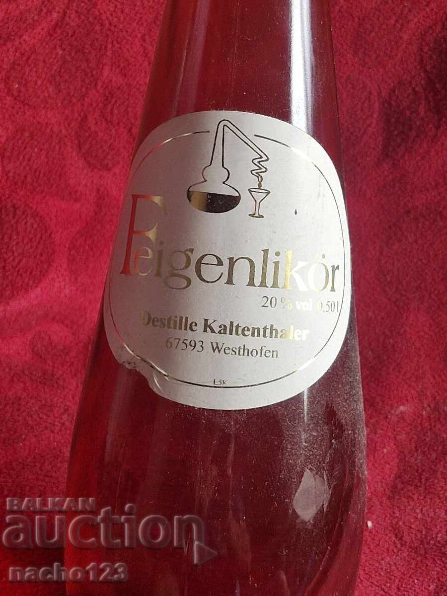 Bottle of branded German liqueur - 6