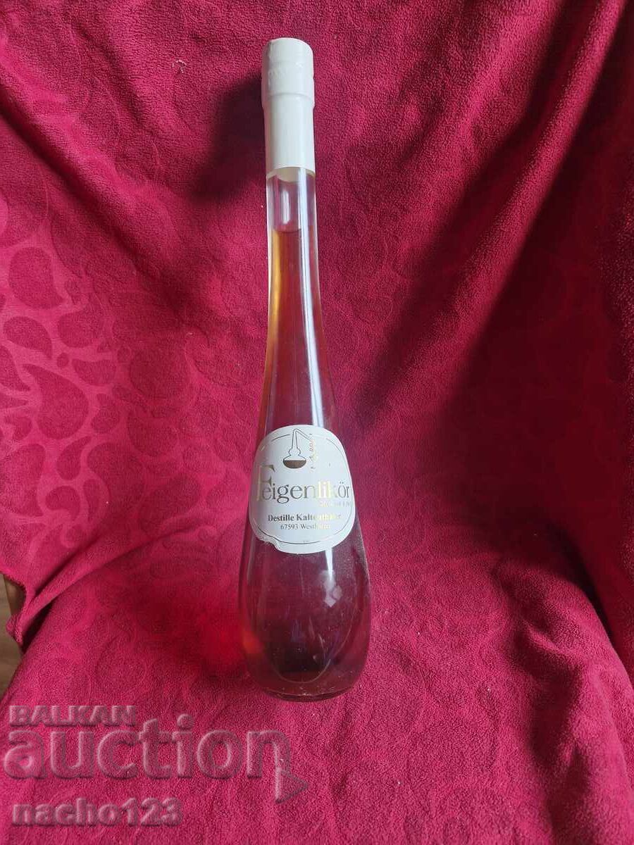 Bottle of branded German liqueur Bottle of branded German liqueur