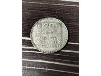 20 Francs 1933 Silver