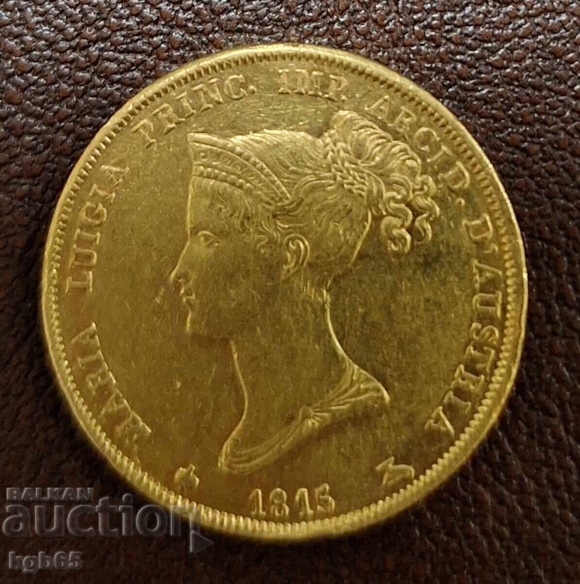 40 λίρες Πάρμα χρυσό 1815 μ.Χ. Σπάνιο με τιμή € 1999.99 | 3911.64 BGN