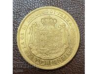 40 Lira Parma Gold 1815. Rare
