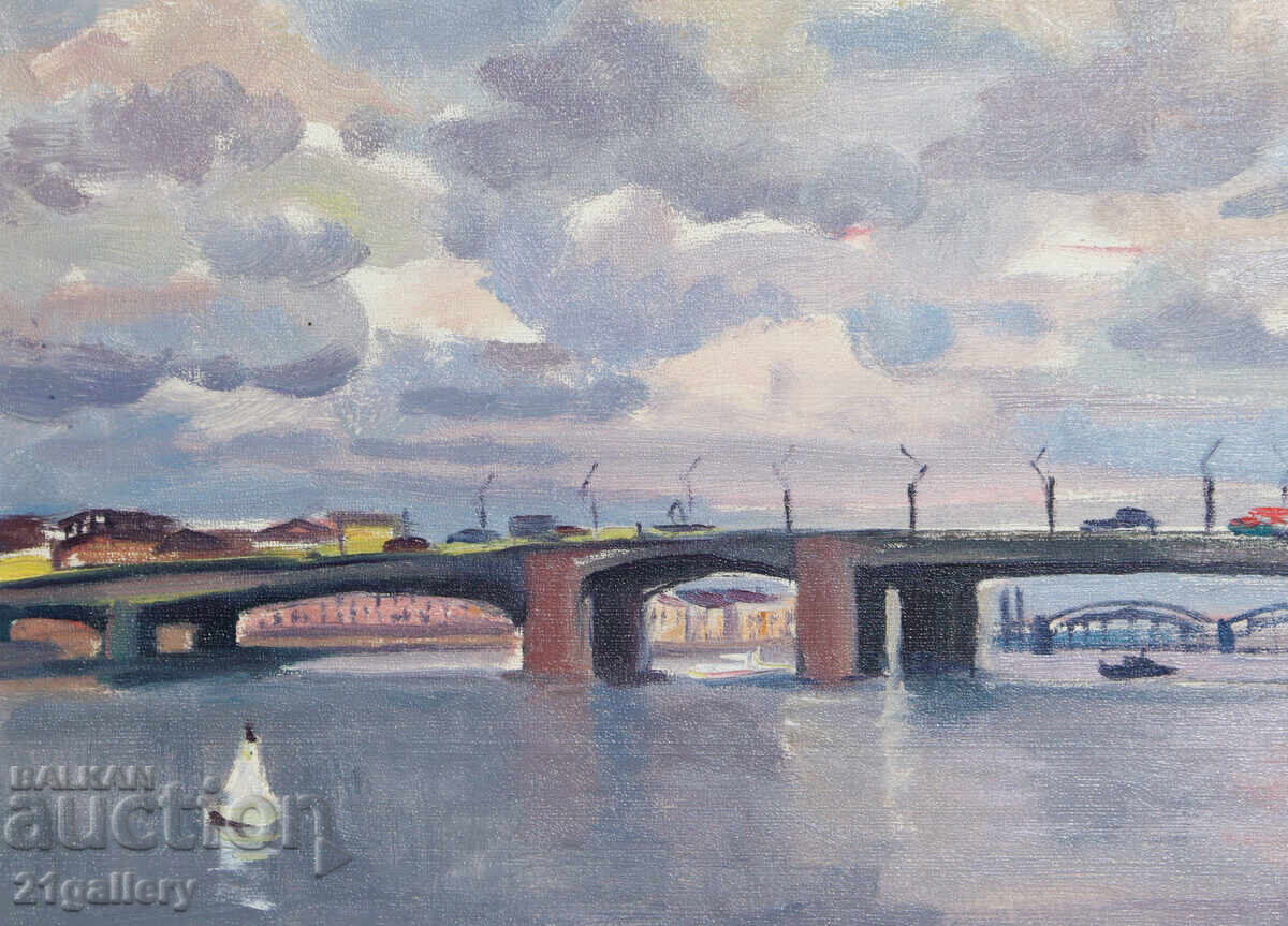 Καθηγητής Στογιάν Ντομούστσιεφ (1935-2021) Τοπίο από την Αγία Πετρούπολη - 5