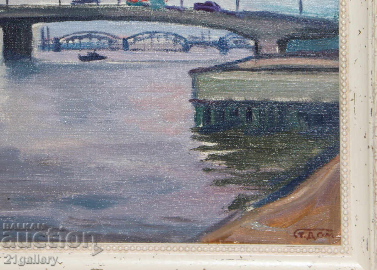 Καθηγητής Στογιάν Ντομούστσιεφ (1935-2021) Τοπίο από την Αγία Πετρούπολη - 6