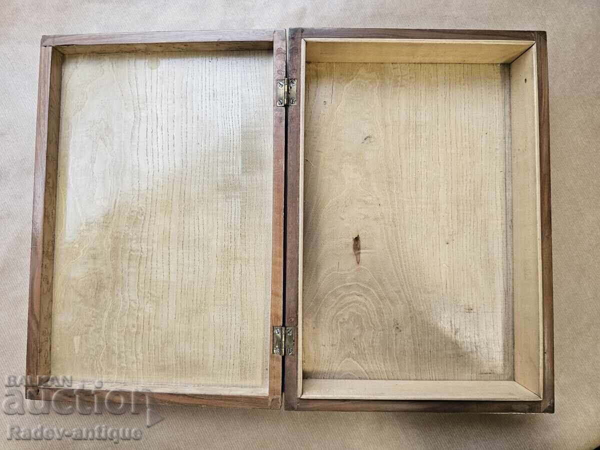 Old Bulgarian wooden box with a reaper from the 1930s - 5 Old Bulgarian wooden box with a reaper from the 1930s - 5