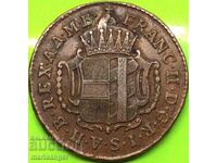 1 Kreuzer 1794 Austria Franz II H - Günzburg - rare