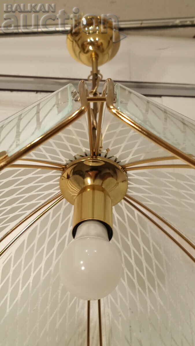 Μεταλλικό αμπαζούρ με 6 γυαλιά