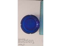 Ashtray, colored glass