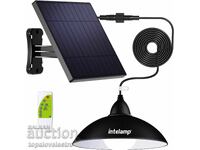 Lampă solară suspendată cu telecomandă, 3 culori de lumină