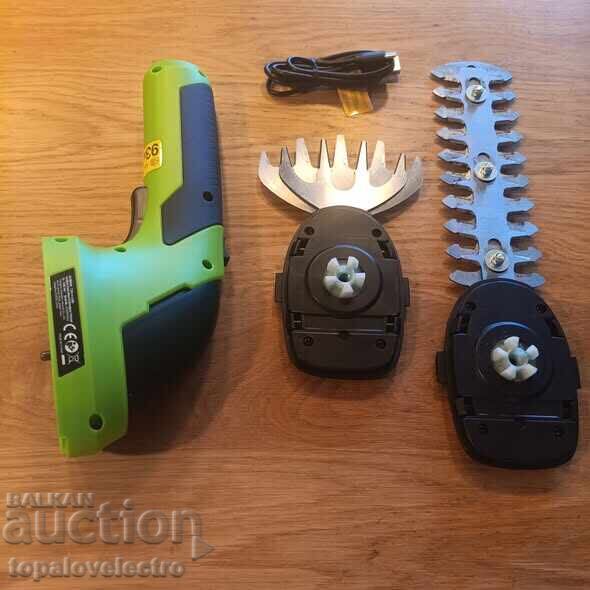 Delivery of Rechargeable Grass and Shrub Shear 2 in 1, 7.2V, 2000 mAh