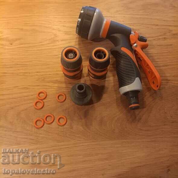 Garden pistol, 8 modes, high pressure, ergonomic design - 5