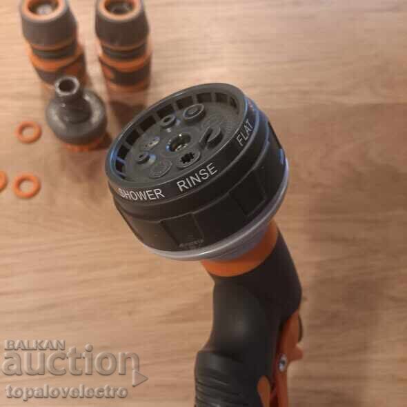 Garden pistol, 8 modes, high pressure, ergonomic design - 7