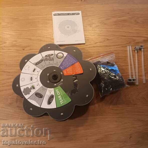 Delivery of Solar Fountain with 14 LED Lights - 2025 Upgrade Model