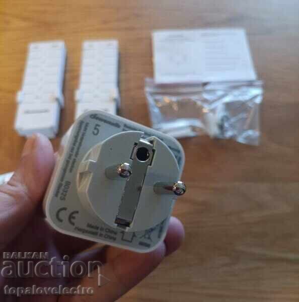 Комплект от 5 броя Безжичен контакт с дистанционно управлени - 6