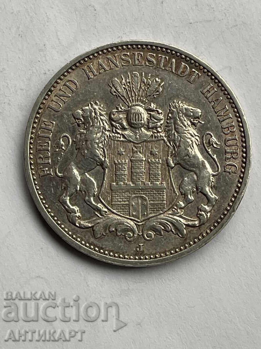 Delivery of Germany Rare Silver Coin 3 Marks 1911 Hamburg Silver Delivery of Germany Rare Silver Coin 3 Marks 1911 Hamburg Silver