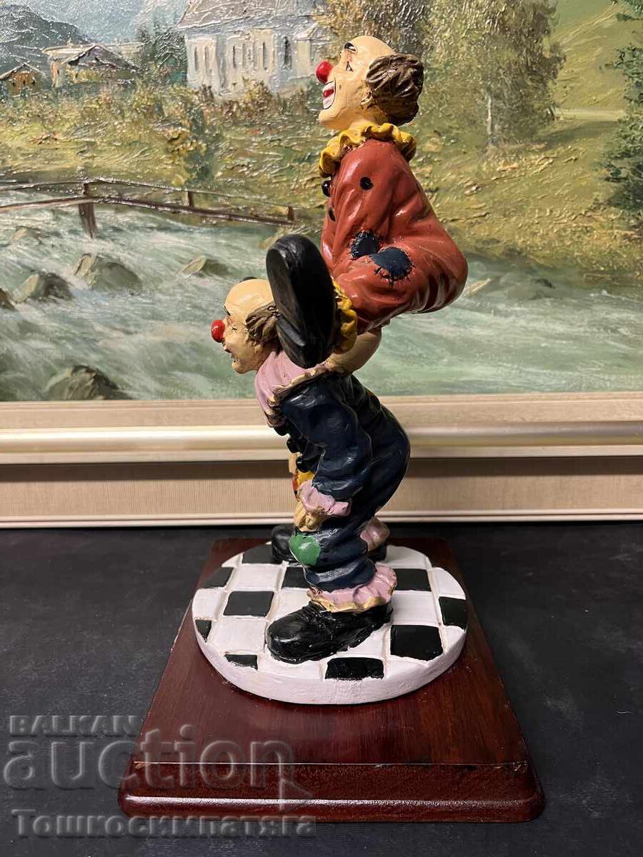 Συλλεκτική φιγούρα δύο κλόουν - Valentino/Ιταλία με τιμή 80.00 BGN | € 40.90