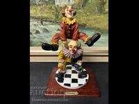 Figurină de colecție cu doi clovni - Valentino/Italia